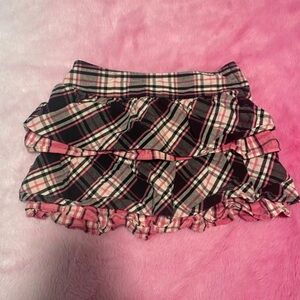 Crazy 8 Black and White Bubble Mini Skirt